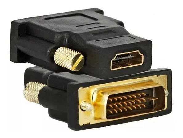 Adaptador Dvi-d Macho ( 24+1 ) X Hdmi Femea Cod: 3724